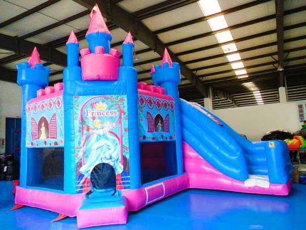 Princess Jumping Castle With Slide