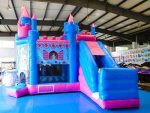 Princess Jumping Castle With Slide - Image 4