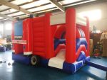 Fire Department Inflatable Jumping Castle Slide - Image 3